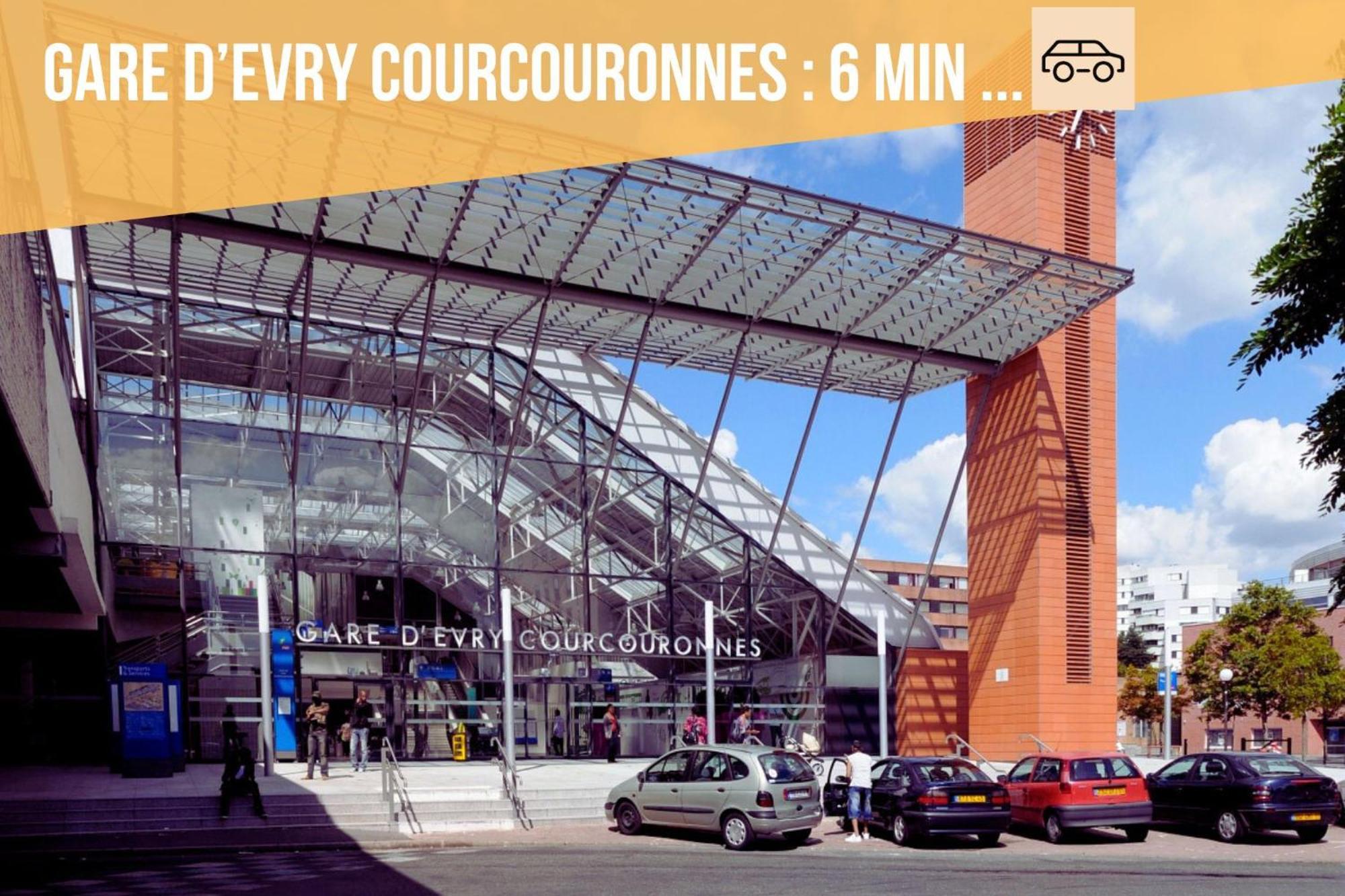 Appartement - Proche Rer - 2 Chambres & 4 Lits Double - Paris Orly Courcouronnes エクステリア 写真
